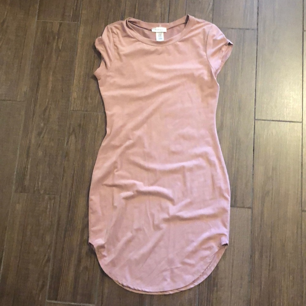 Suede light weight bodycon dress
